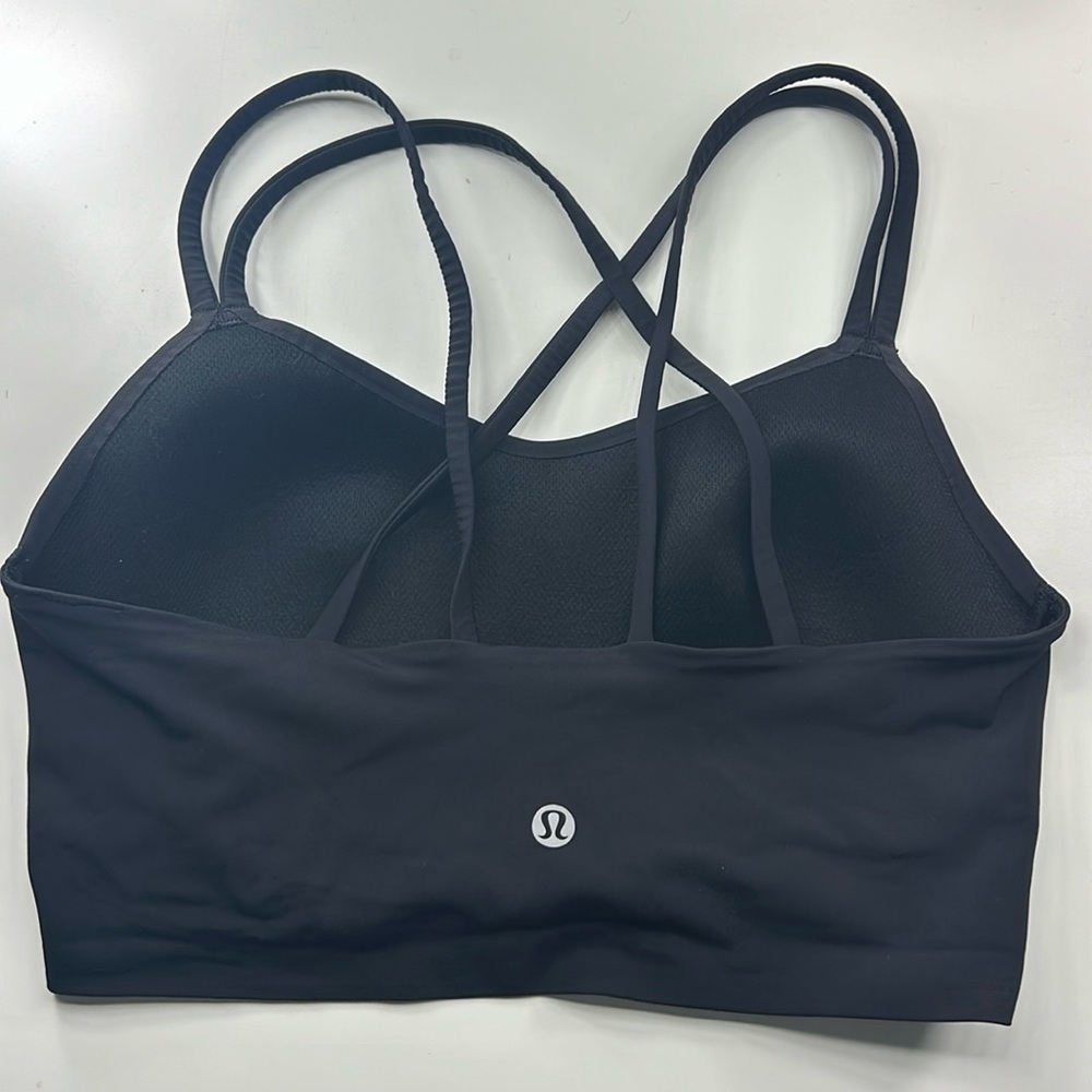Lululemon Sports Bra Size 6 Black